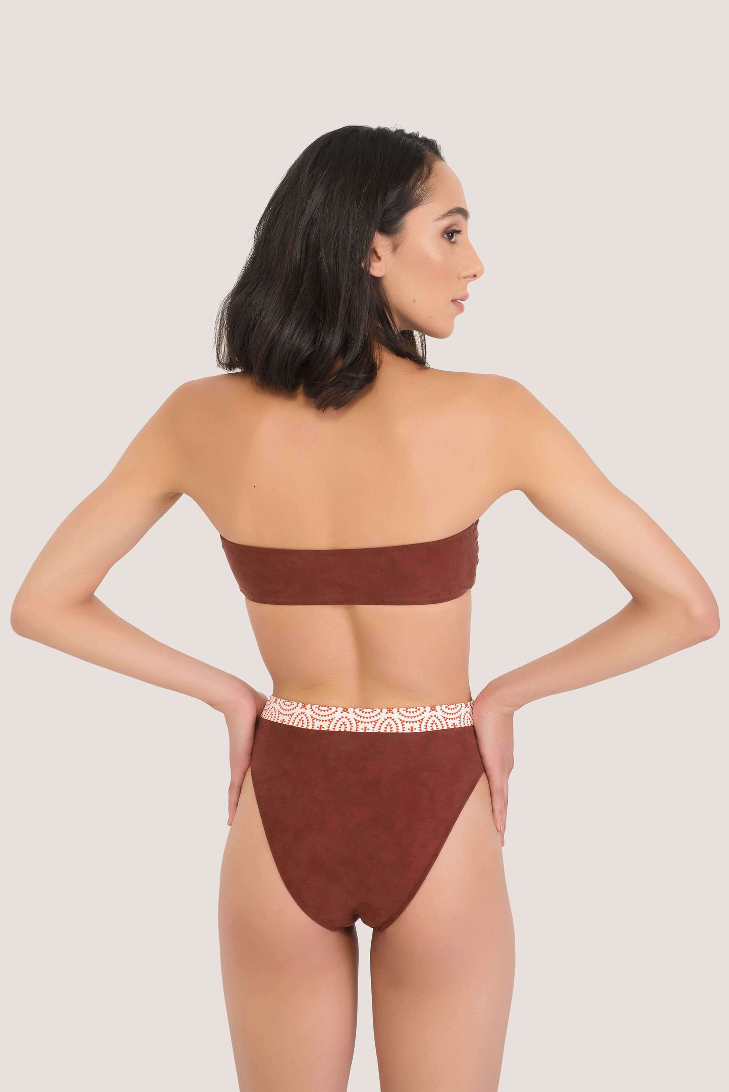 ETHNO reversible bandeau bikini